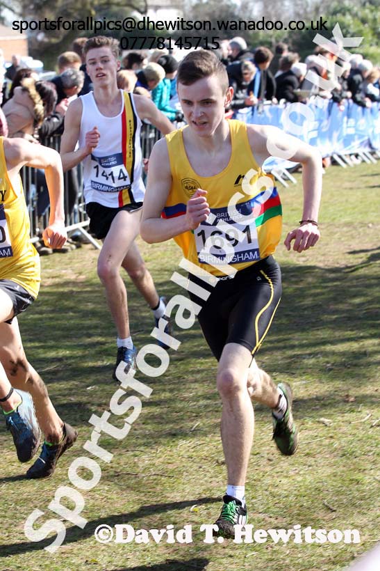 Boys under-15s Inter Counties Cross Country,  Cofton Park, Birmingham. Photo: David T. Hewitson/Sports for All Pics